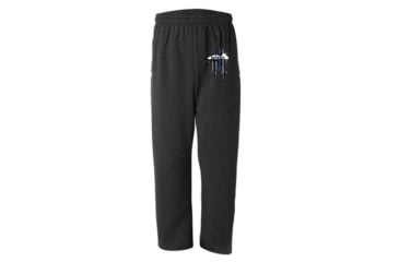 Image of Thin Blue Line Sweatpants, Detroit, Charcoal - DETROIT-TBL-SPANTS-CHARC-XXL