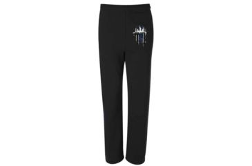 Image of Thin Blue Line Sweatpants, New York, Black - NYC-TBL-SPANTS-BLK-XXL