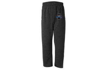 Image of Thin Blue Line Sweatpants - , Paw, Charcoal - PAW-TBL-SPANTS-CHARC-XXL