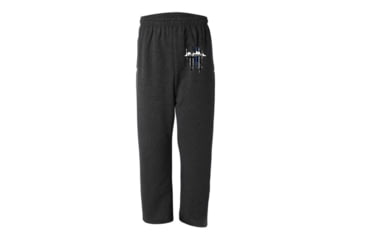 Image of Thin Blue Line Sweatpants, Vegas, Charcoal - VEGAS-TBL-SPANTS-CHARC-L