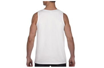 Image of Thin Blue Line Tank - Thin Red Line Skull - REDPUN-TANK-WHITE-XXL