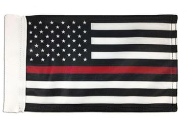 Image of Thin Blue Line Thin Red American Motorcycle Flag, 6x9in, TRL-AM-MOT