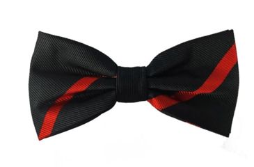 Image of Thin Blue Line Thin Red Line Classic Bowtie - RED-STRIPE-BOWTIE