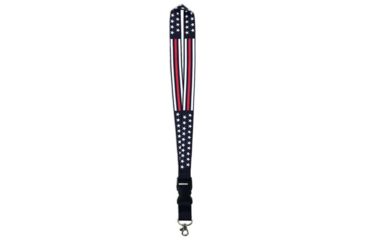 Image of Thin Blue Line Thin Red Line Lanyard - Stars And Stripes - TRL-AM-LAN