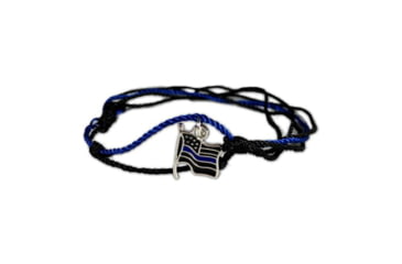 Image of Women's Charm Bracelet - Thin Blue Line Flag