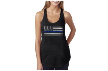 Image of Thin Blue Line Women's Tank - Original Design - WOM-TANK-ORIG-XXL