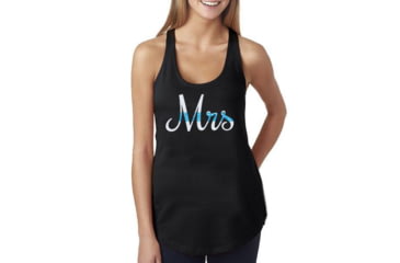 Image of Thin Blue Line Womens Tank - Mrs, Thin Blue Line - WOM-TANK-MRS-LARGE
