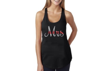 Image of Thin Blue Line Womens Tank - Mrs - Thin Red Line - WOM-TANK-MRS-TRL-LARGE