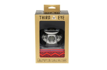 Image of Third Eye Headlamps TE14 Headlamp. Black Lamp, Peaks, One Size, TE14.PKS.B