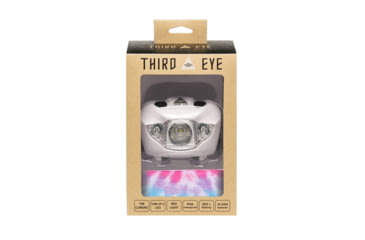 Image of Third Eye Headlamps TE14 Headlamp. White Lamp, Tie Dye, One Size, TE14.TD