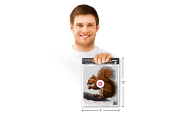 Image of Thompson Target Life-Size Squirrel 9x12 Paper Shooting Targets, 50 Pack, Brown, Small, 1004-50