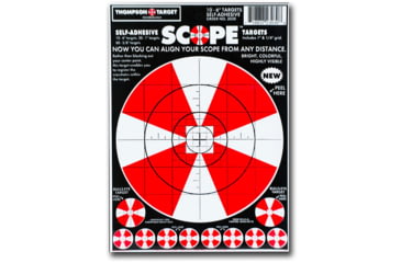 Thompson Target Scope Alignment 6.5x9 Adhesive Peel & Stick Targets ...