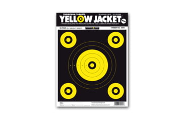 Image of Thompson Target Yellow Jacket 9x12 Paper Shooting Targets, 50 Pack, Yellow, Small, 9991-50