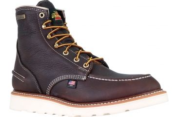 Image of Thorogood 1957 6in Moc Toe Waterproof Non-Safety, Briar Pit Stop, 14D, 814-3600-14D