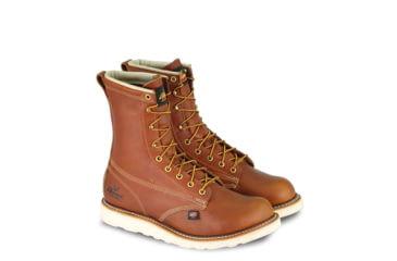 Image of Thorogood American Heritage 8in MaxWear Wedge Work Boots - Mens, Brown, 9/2E 814-4364-9-2E