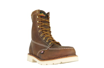 Image of Thorogood Mens American Heritage MAXwear 90 8in Moc Safety Toe, Brown, 7/2E 804-4378-7-2E