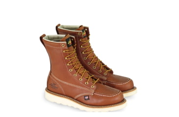 Image of Thorogood 8in American Heritage Shoes - Mens, Tobacco, 7, EE, 804-4208 7 EE