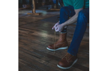 Image of Thorogood American Heritage 8in MaxWear Wedge Work Boots - Mens, Brown, 10.5/B 814-4364-10.5-B