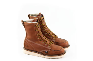 Image of Thorogood Mens American Heritage Wedges 8in Moc Toe, Brown, 12/B 814-4201-12-B