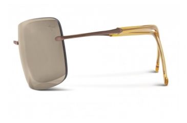 Image of Maui Jim Thousand Peaks Sunglasses w/ Amber Frame and HCL Bronze Lenses - H517-21, Side View