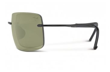 Image of Maui Jim Thousand Peaks Sunglasses w/ Gloss Black Frame and Maui HT Lenses - HT517-02, Side View