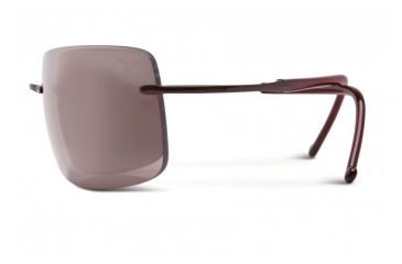 Image of Maui Jim Thousand Peaks Sunglasses w/ Burgundy Frame and Maui Rose Lenses - R517-07, Side View