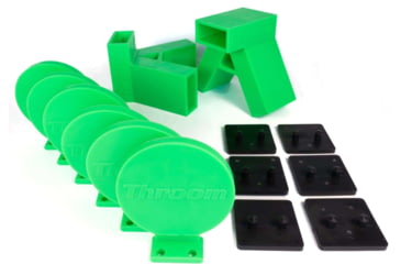 Image of Throom Targets Bounceback Plate Rack 6in Round Target Kit, Green, 11006-0116