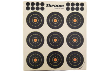 Image of Throom Targets Hangtuff Splatter Target Pack, 6 Quantity, Green, 1104945-0103-HD