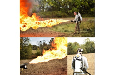 Image of Throwflame X15 Flamethrower, Brushed Aluminum, TF-X15BA