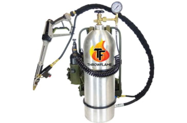 Image of Throwflame X15 Flamethrower, Brushed Aluminum, TF-X15BA