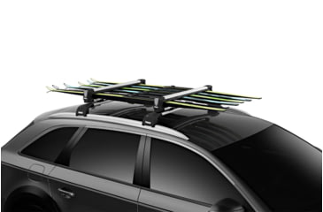 Image of Thule Snowpack Ski Rack 6 Pairs, Silver, 7326