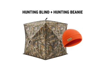 Image of Tidewe Exclusive Bundle: Vis Series Hunting Blind with Free Blaze Orange Beanie, BL001-CG-V2-TE-HT002-OE-TE