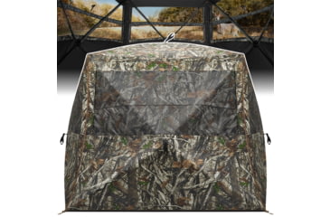 Image of Tidewe OptiGuard360 See-Through Low Hub 3-Person Wide Bottom Ground Blind Deer Hunting, BL018-NG-HL-TE