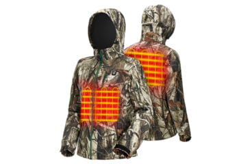 Image of Tidewe TideWe Heated Jacket for Women with Battery Pack and Detachable Hood Coat, JTC002-BKL-TE
