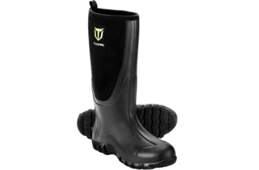 Image of Tidewe TideWe Rubber Boots for Men, Rain Boots with Steel Shank Neoprene, BT010-BK-08