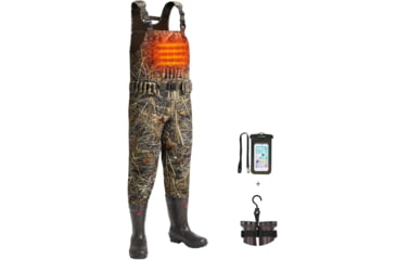 Image of Tidewe TorridSeeker Heated Duck Waterfowl Hunting Neoprene Chest Waders, WD015-N08-W-TE