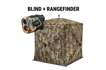 Image of Tidewe VisX/VisMax 270 Degree 3 Full Panels See Through Hunting Blind and Rangefinder Bundle, BL001-CG-V3-OSTE-HGR001-LF7-TE