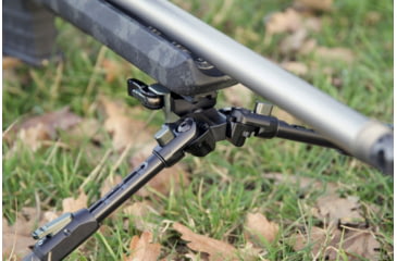 Image of Tier One Atac Bipod - Carbon QD Picatinny Tilt Only 9in, Grey, T1ATACC-LTPIC