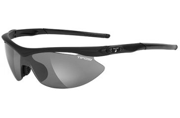 Image of Tifosi Optics Asian Slip w/ EC, GT, Smoke Lenses, Matte Black Frame 1060200115