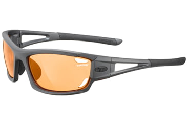 Image of Tifosi Optics Dolomite 2.0 Backcountry Orange Fototec Lenses, Matte Gunmetal Frame 1020300333