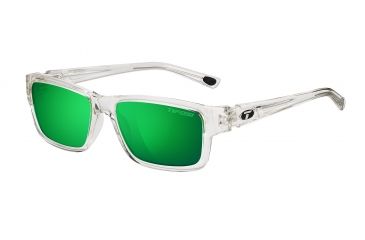 Image of Tifosi Optics Hagen Sunglasses - Crystal Clear Frame w/Polarized Clarion Green Lens 1200505353