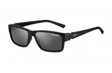 Image of Tifosi Optics Hagen Sunglasses - Matte Black Frame w/Polarized Smoke Lens 1200500151