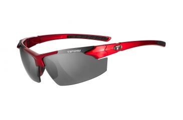 Image of Tifosi Optics Jet FC Sunglasses - Metallic Red Frame w/Smoke Lens 1140402770