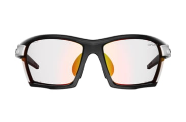 Image of Tifosi Optics Kilo Sunglasses, Black/White Frame, Clarion Red Fototec Lens, Medium/Large, 1700306430