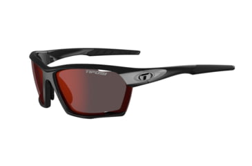Image of Tifosi Optics Kilo Sunglasses, Black/White Frame, Clarion Red Fototec Lens, Medium/Large, 1700306430