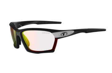 Image of Tifosi Optics Kilo Sunglasses, Black/White Frame, Clarion Red Fototec Lens, Medium/Large, 1700306430