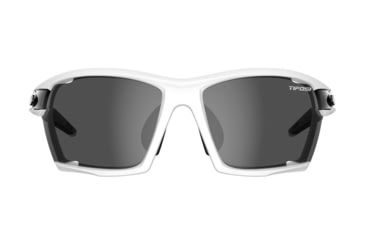 Image of Tifosi Optics Kilo Sunglasses, Black/White Frame, Smoke/AC Red/Clear Interchangeable Lens, Medium/Large, 1700104801