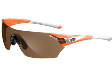 Image of Tifosi Optics Podium w/ AC Red, Brown, Clear Lenses, Neon Orange Frame 1000105702