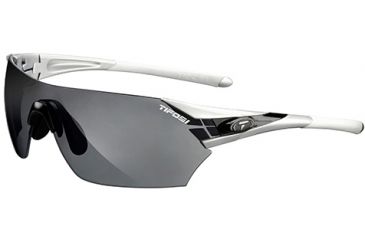 Image of Tifosi Optics Podium w/ EC, GT, Smoke Lenses, Metallic Silver Frame 1000200615