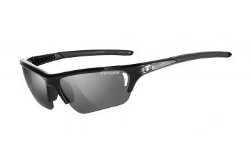 Image of Tifosi Optics Radius FC Sunglasses - Gloss Black Frame w/Smoke,AC Red and Clear Lens 1190100201